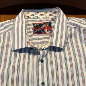 Robert Graham 4XL Striped Shirt